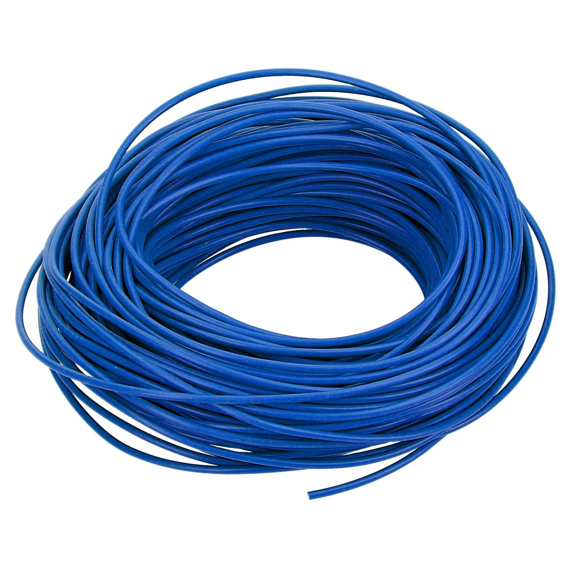 10 Meter Fahrzeugleitung FLRY-B 0,5 mm² blau I KFZ-Kabel I Kabel für KFZ-Elektrik von Kalitec