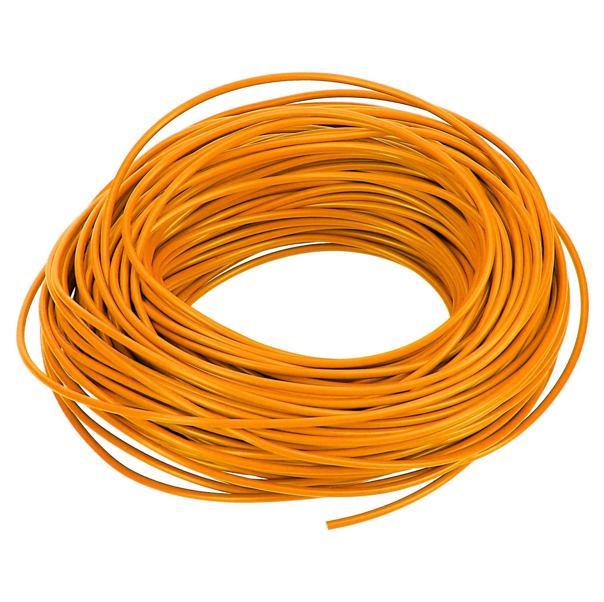 10 Meter Fahrzeugleitung FLRY-B 0,75 mm² orange I KFZ-Kabel I Kabel für KFZ-Elektrik von Kalitec