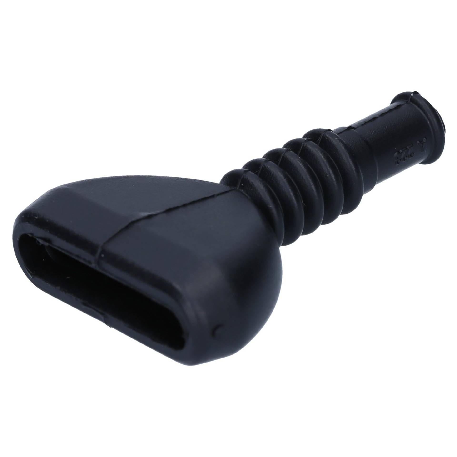 100 Stück Kalitec KALI01026 Superseal Gummitülle 6-polig mit Knickschutzlamellen schwarz I Knickschutztülle für Fahrzeugmontage I Beständig gegen Wasser, Öle, Schlamm I UV-beständig von Kalitec