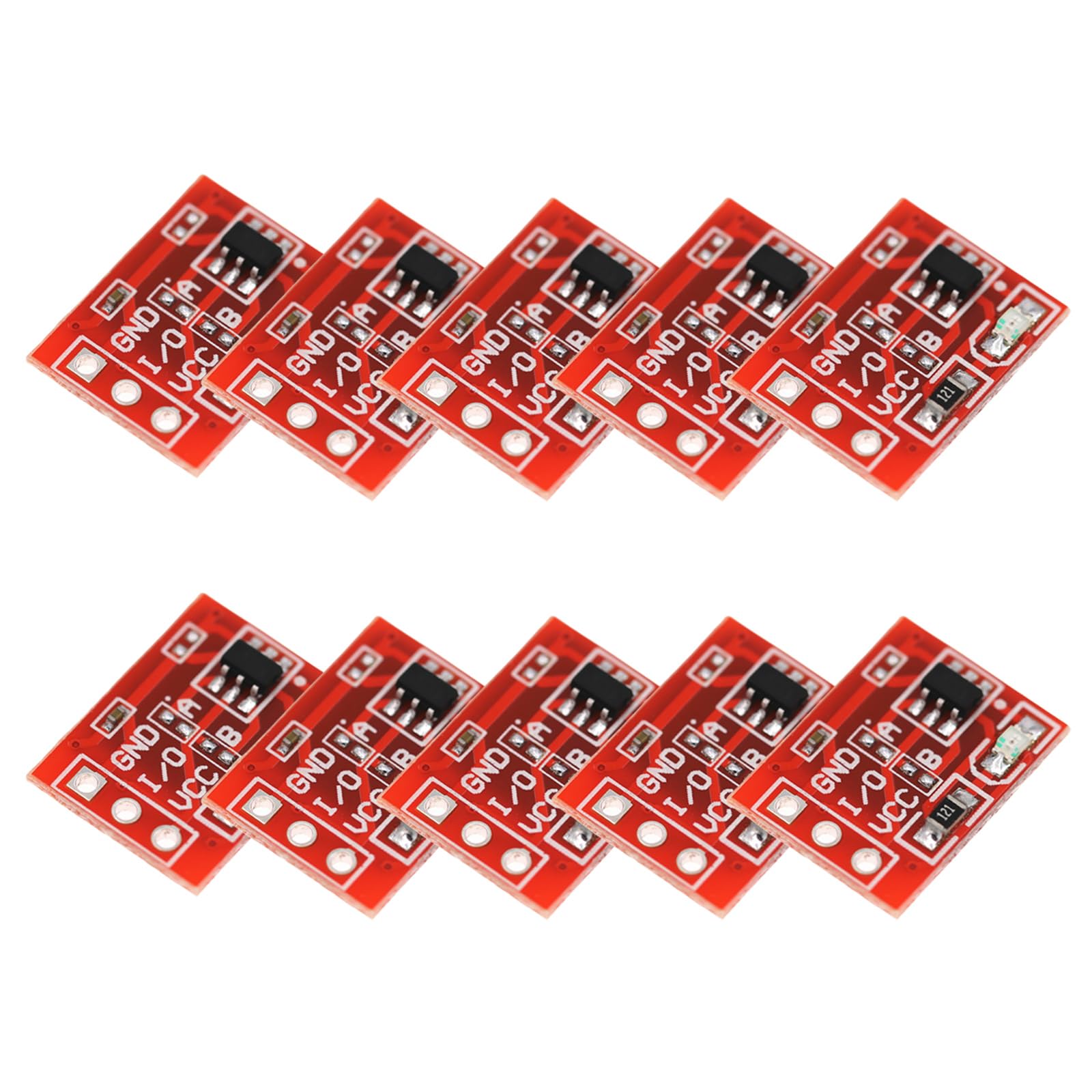 10 Stück Touch Button Modul Kapazitive Sensoren Modul Kapazitive Schalter für Heimprojekte High Low LevelOutput 10 Stück Touch Button Modul Kapazitive Sensoren Modul Kapazitive Schalter für Heimprojekte High Low LevelOutput von Kalttoy