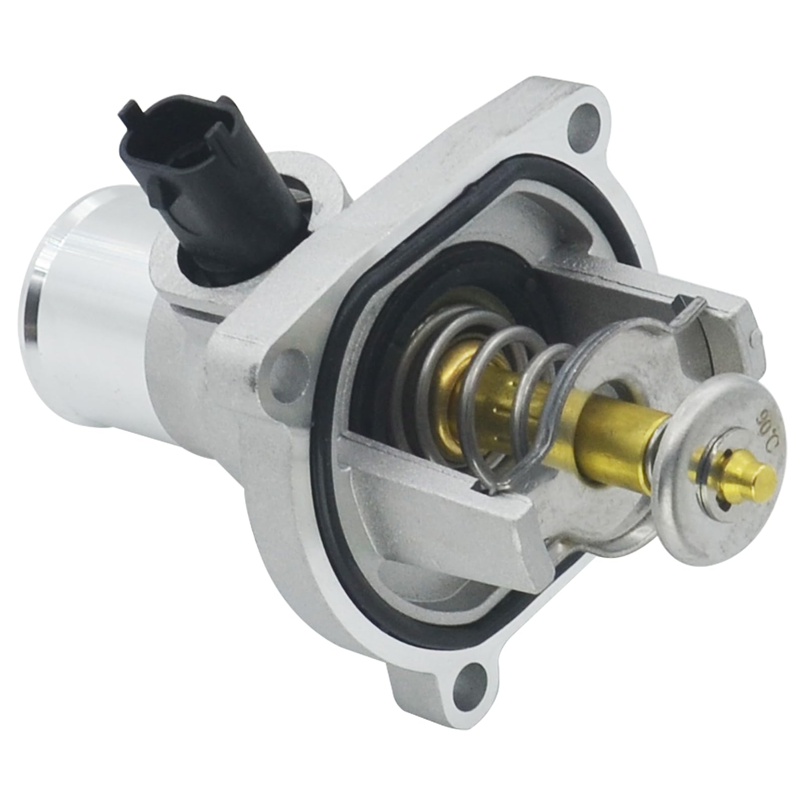 Kalunfex Kühlmittel Thermostat Mit Gehäuse Dichtung Sensor für 159 Astra Insignia Meriva Signum Vectra Zafira Kühlmittelthermostat 96984104 71770832 von Kalunfex