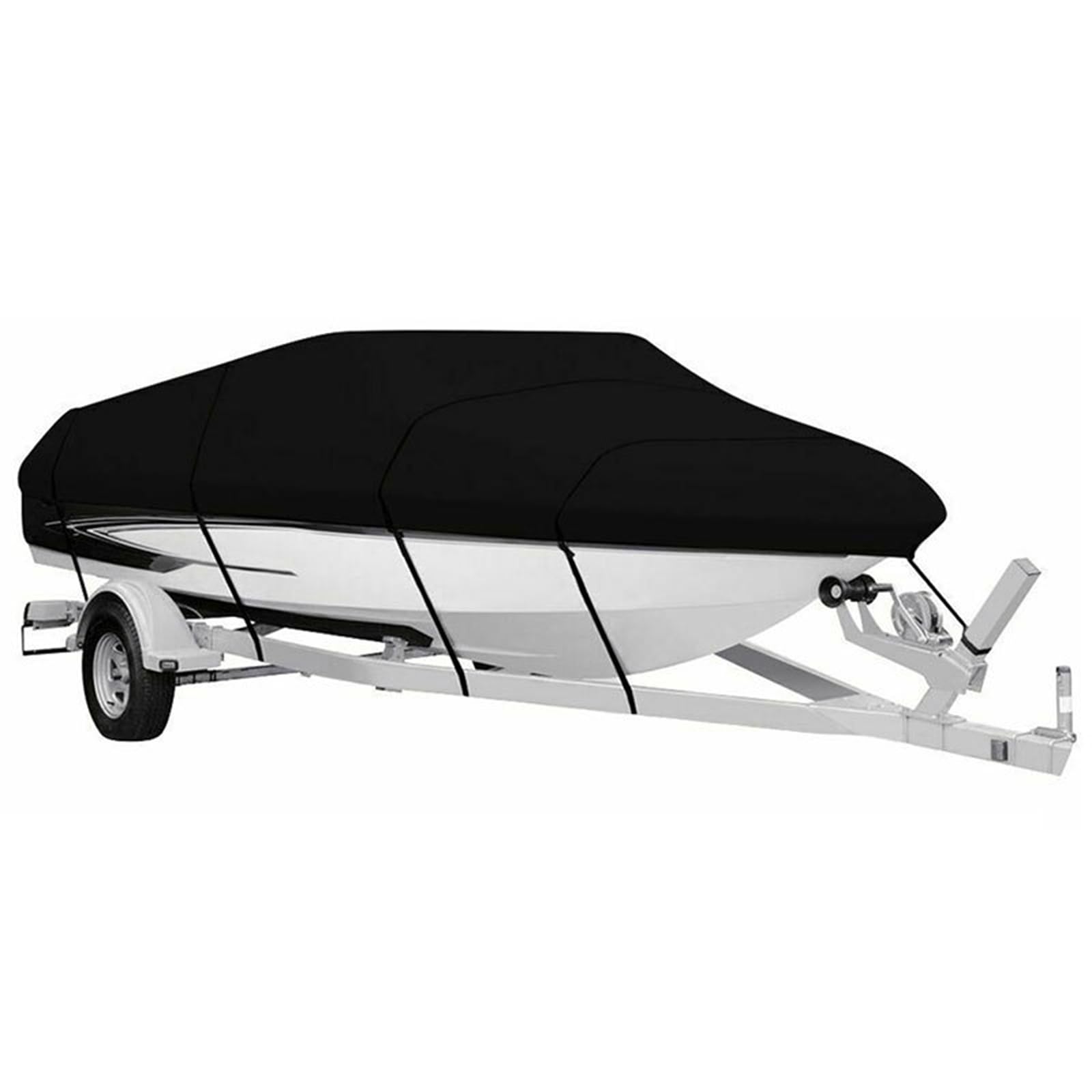 Bootsabdeckplane Bootsabdeckung, 190T Oxford Fabric Wasserdicht Staub Schutz Persenning Bootsplane, 11-13FT Boat Cover mit Aufbewahrungstasche Bootspersenning für Yacht Schnellboot Runabout Bootsabdeckplane Bootsabdeckung, 190T Oxford Fabric Wasserdicht Staub Schutz Persenning Bootsplane, 11-13FT Boat Cover mit Aufbewahrungstasche Bootspersenning für Yacht Schnellboot Runabout von Kamanan