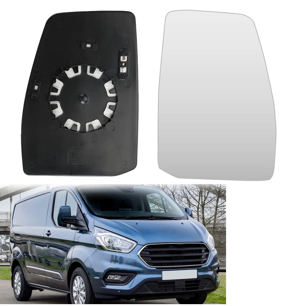 Kamanan Rückspiegelglas, Rechts Spiegelglas Ersatz Beheizbar Rückspiegelglas für Spiegelglas Außenspiegel für Transit Custom 2013-2019 Kamanan Rückspiegelglas, Rechts Spiegelglas Ersatz Beheizbar Rückspiegelglas für Spiegelglas Außenspiegel für Transit Custom 2013-2019 von Kamanan