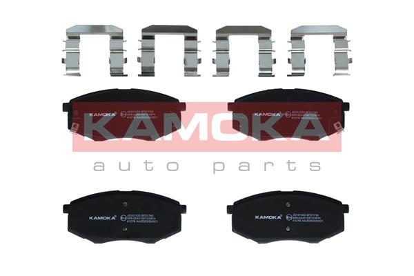 Bremsbelagsatz, Scheibenbremse Vorderachse Kamoka JQ101333 von Kamoka