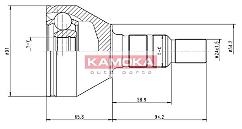 Kamoka 6039 KAMOKA Gelenksatz, Antriebswelle von Kamoka