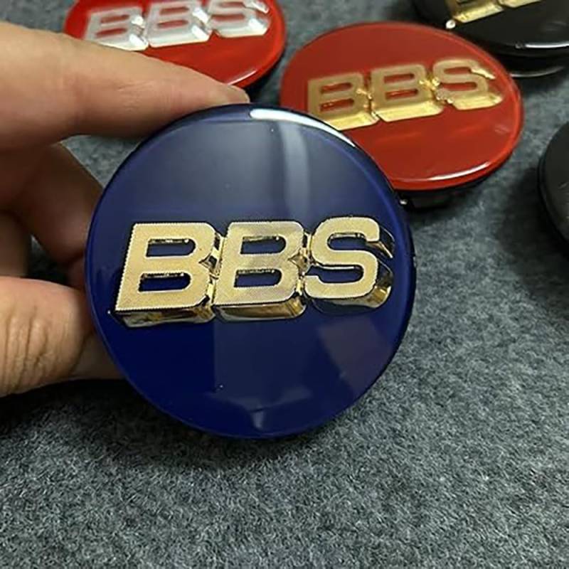 4 Stück Auto Radnabenkappen für BBS 60MM Nabendeckel Radkappen Felgenschutz Abdeckung Auto Zubehör,C von KanaAt