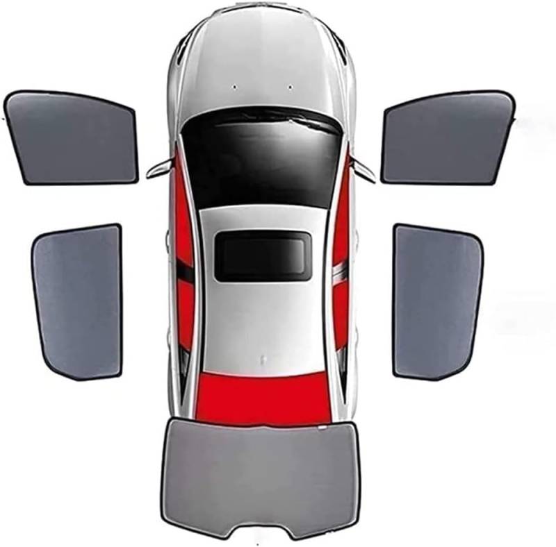 Auto-Sonnenschutz für Mazda CX-5 2017-2023 Seitenscheibe Magnetische UV-Schutz Wärmeisoliert Schutz der Privatsphäre,5PCS von KanaAt