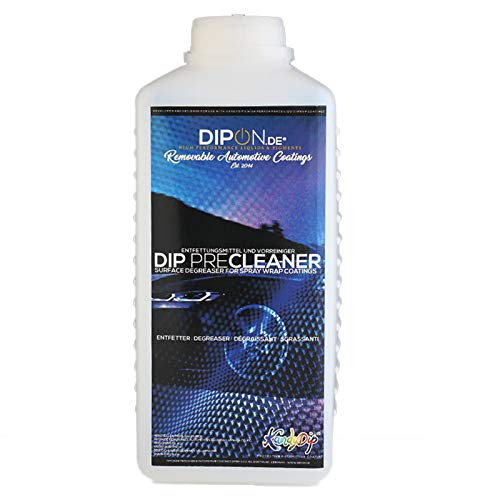 KandyDip DIPON® PreCleaner Entfetter Silikonentferner Sprühfolien DIP Flüssiggummi - Verschiedene Größen - Nachfüllpackung (1,0 Liter) von KandyDip