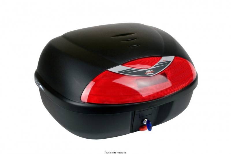 Kappa Topcase K42 - Motorradkoffer, Schwarz Unlackiert, 42 Liter von Kappa