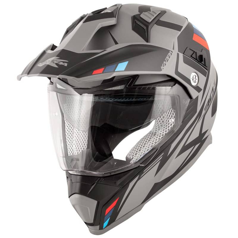 KAPPA Enduro-Helm KV30 EVO GRAYER grau HKKV30RGYGB61 Größe XL von Kappa