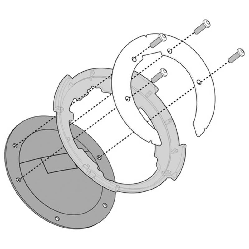 TANKLOCK System YAM. MT-07 BJ. 21 von Kappa