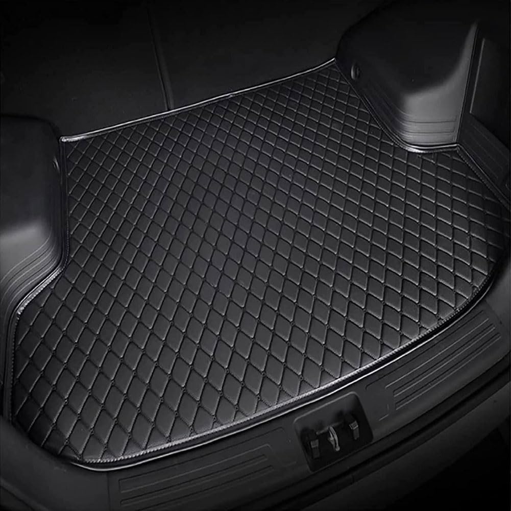 Auto Kofferraum Matten Für Hyundai Kona EV 2021-2023, Teppich Kofferraumwanne Schutzmatte Kratzfeste Staubdicht Innenmatte ZubehöR,ABlack von KardoL