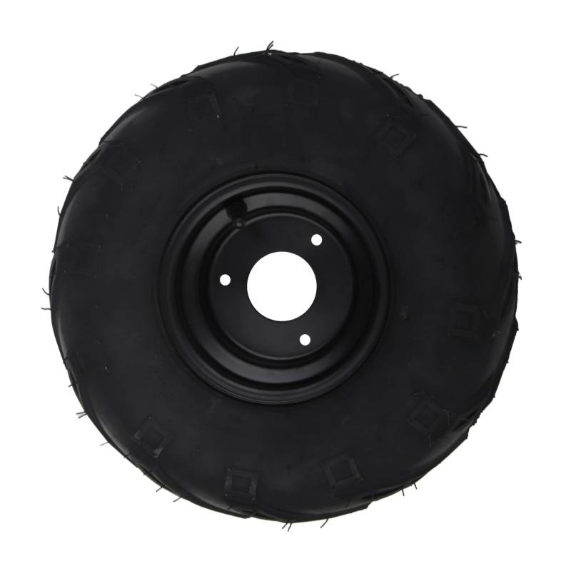 145/70-6 ATV-Schlauchlosreifen, 6-Zoll-Felge mit 3-Loch-Muster, Premium-Gummi, Praktisch und Zuverlässig für Kinder-Go-Karts, UTV-Quads und 4-Rad-Fahrzeuge, Einzigartiges Design von Karlak