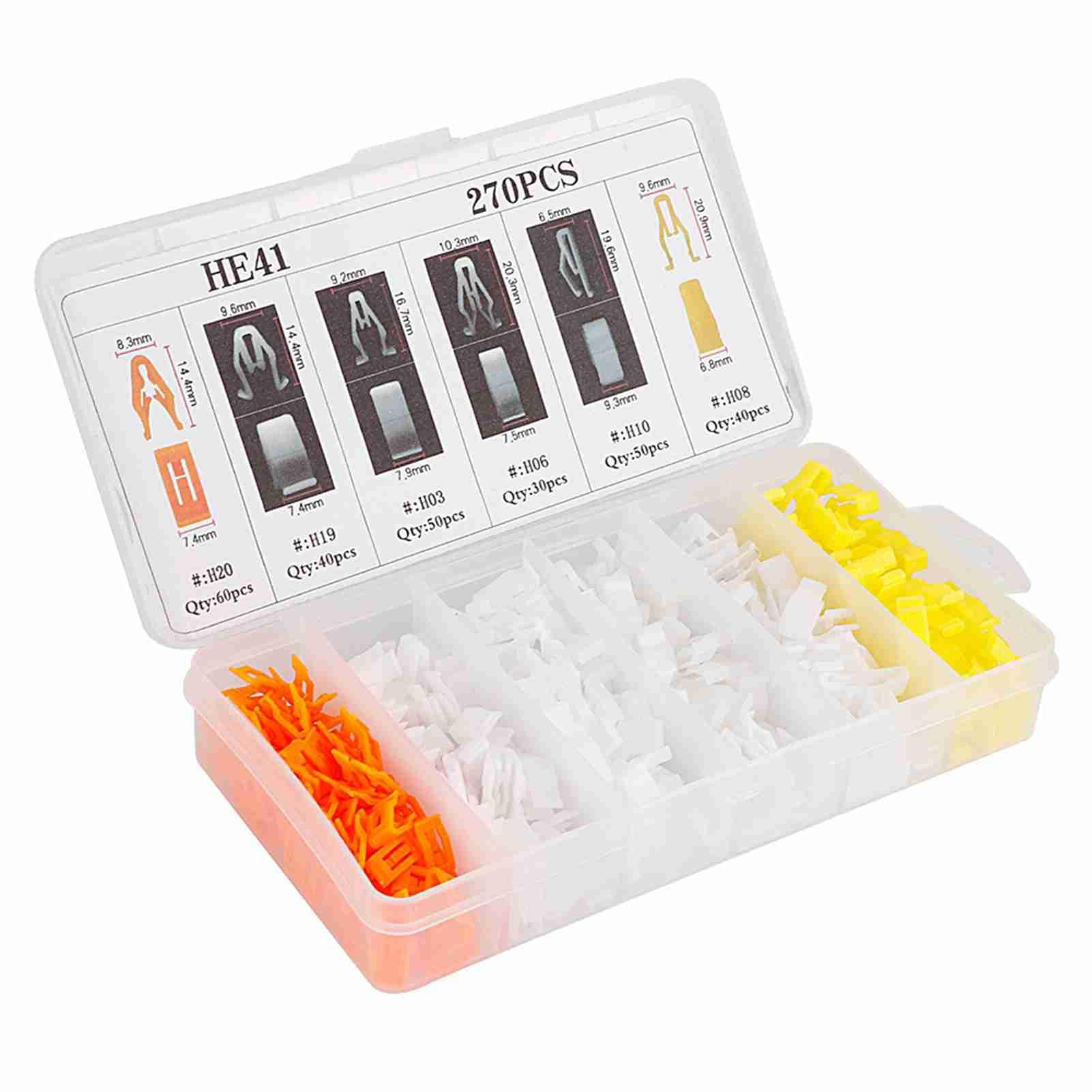270pcs Car Console Dashboard Panel Tafel -Trimmclips Retainer Schnalle Fastener Kit Universal, Einfach zu Installieren und zu Zerlegen, Praktisch und Bequem zu Bedienen 270pcs Car Console Dashboard Panel Tafel -Trimmclips Retainer Schnalle Fastener Kit Universal, Einfach zu Installieren und zu Zerlegen, Praktisch und Bequem zu Bedienen von Karlak