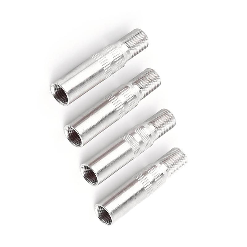 39 Mm Verchromte Messing -Ventilkappen -Stammverlängerungen für Autowagen Van Caravan, Robus und Wasserschutzmittel, kein Druckverlust, Einfache Installation, Überprüfung des von Karlak