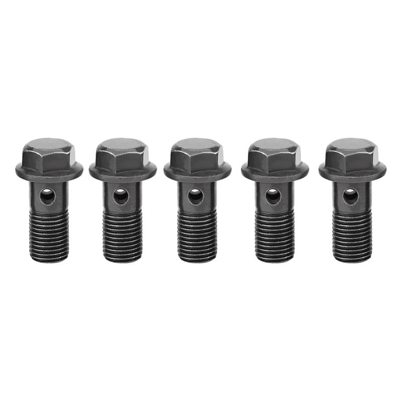 5pcs Motorrad Banjo -Schrauben und -Herwere für Bremssattel, Ordentliche Gewinde, für die Meisten Motorräder Geeigneten Bremskupplung Master/Slave -Zylinder, Hergestellt von (M10 von Karlak