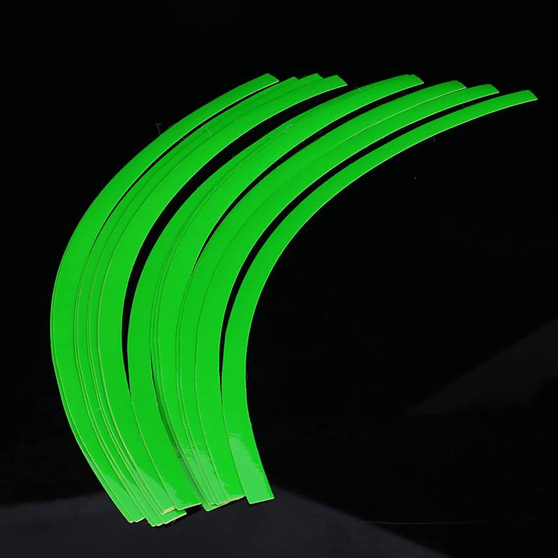 6 Farben Universal Car Motorcycle Wheel Reflektierende Nadelstreifen-Aufkleber-Kleber-Dekorationsfilm, Stilvoll und Attraktiv, und Wasserfeste, Vorgezogene Form, Lang von Karlak