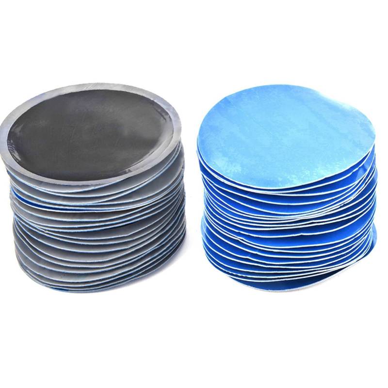 80pcs 58 Mm Auto Rund Naturkautschukreifen Reifenpunktionsreparatur Kalten Patch Tubeless -Flecken mit Guter Versiegelung, Einfach zu Tragen und für den Notfallbedarf zu von Karlak