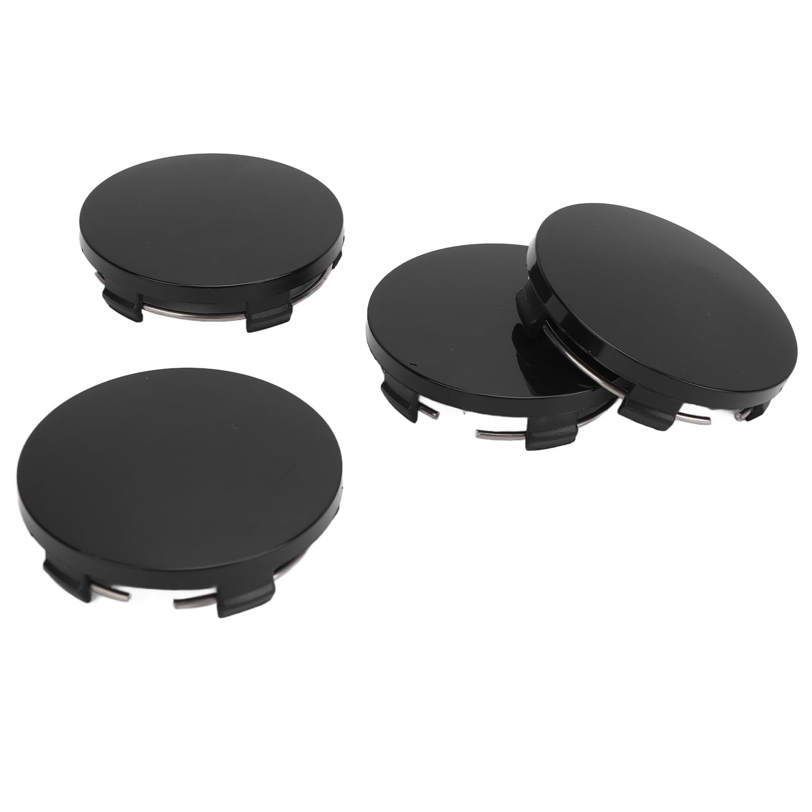 ABS -Metall 60 -mm -Radmitte -Kappen, Gloss Spray, Schutz in Innere Radmuttern, für Reifen mit Perfekter Passform für Stilvolle Randabdeckung (Schwarz) von Karlak