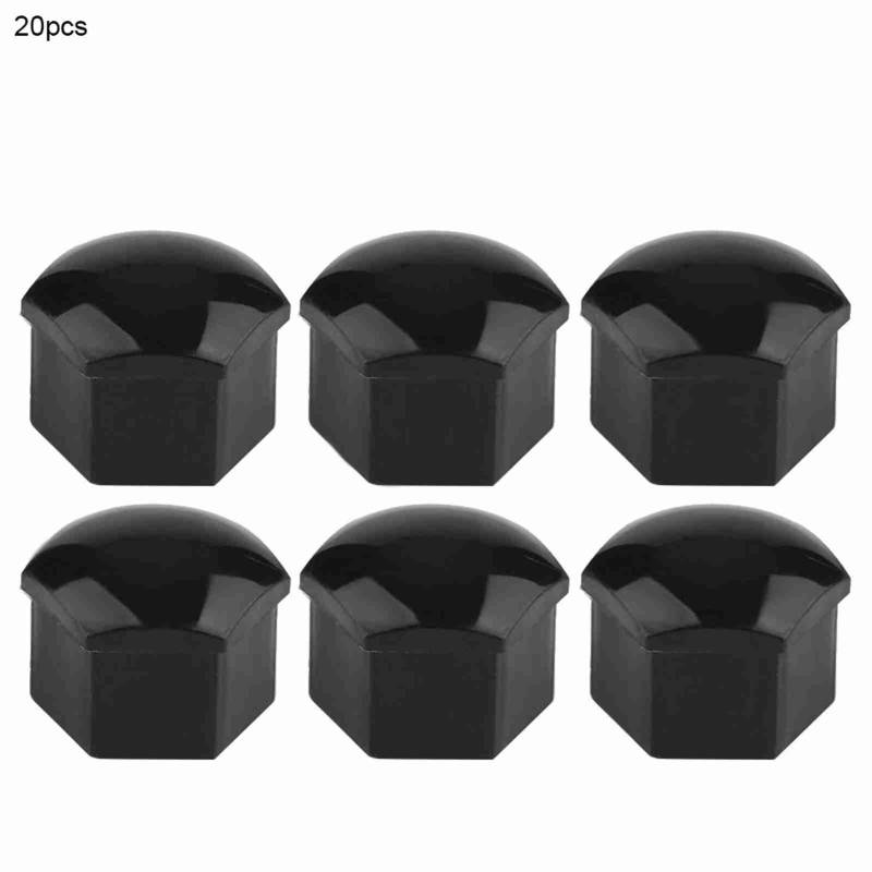 Autoradmutterkappen, Außenschutz, 19 Mm Auto -Nabenscheibe -Schraubendeckel mit Nylon PA66 -Material, Leicht zu Installieren, Schwarz, Grau, Rot, Gelb, Blau, Grün, Lila, Passt von Karlak