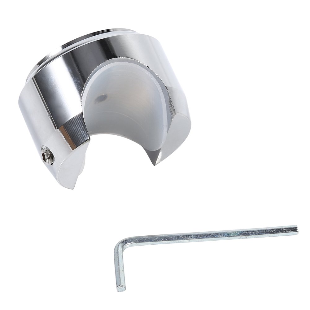Genauige Zeitbehalten, Leuchten in Dunkler, Anti -Skip -Gummi -Matte mit Lenkermontage -Uhr, Aluminiumlegierungsmaterial, Wasserdicht und Stoßdicht, für 7/8, 1 Motorrad -Lenker von Karlak