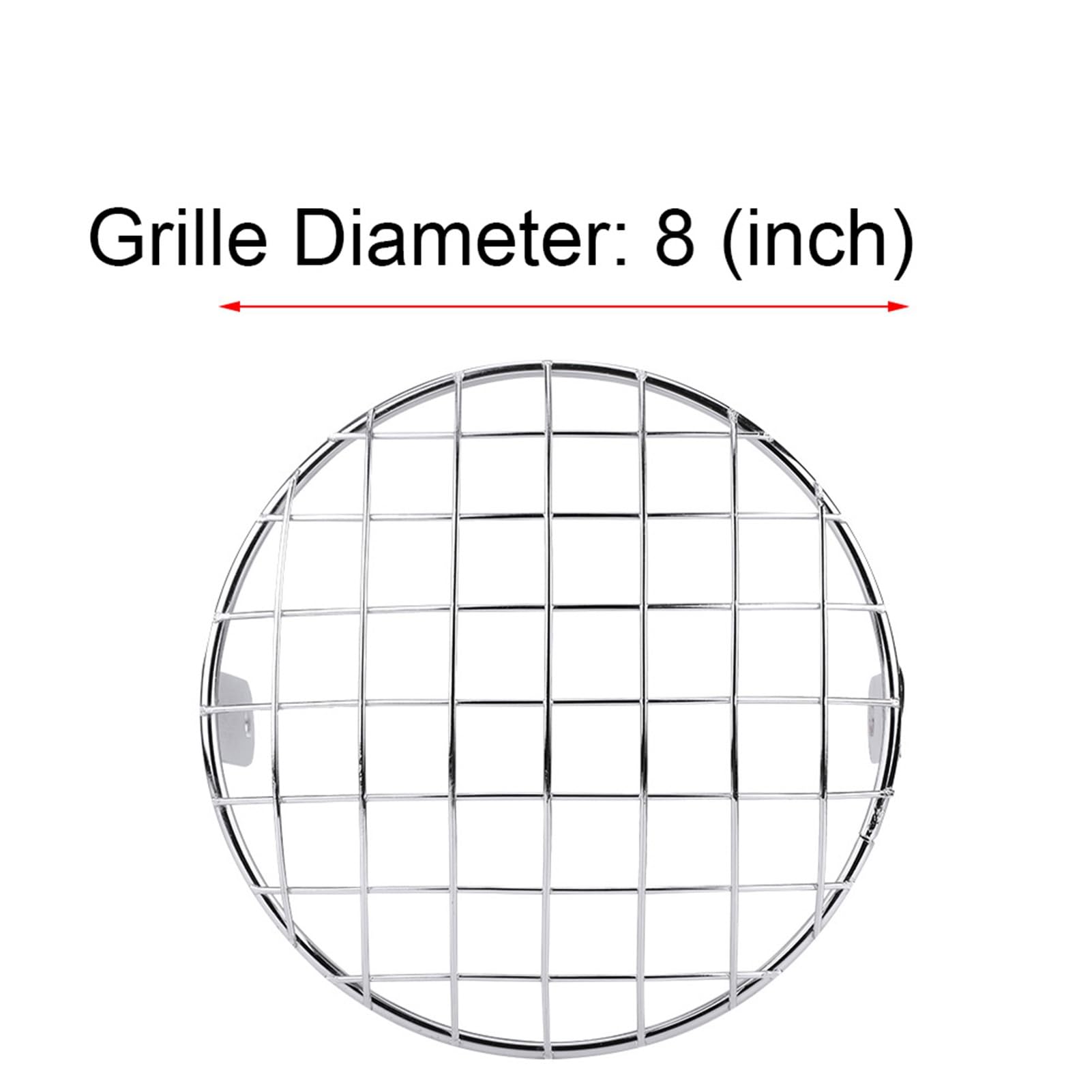 Headlight Grill Cover, Easy Installation, Protection for Vintage Motorcycle, Clear View, Grill Cover for 8 Inch Diameter, Universal Fit for, Grid Style, Black or Silver, Weight Headlight Grill Cover, Easy Installation, Protection for Vintage Motorcycle, Clear View, Grill Cover for 8 Inch Diameter, Universal Fit for, Grid Style, Black or Silver, Weight von Karlak
