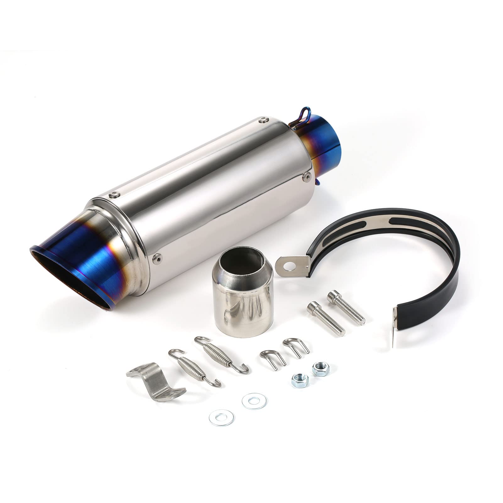 Karlak 38-51mm Universal Motorrad Auspuff Endstück Refit Auspuff Schalldämpfer Fit für Motorräder ATV Karlak 38-51mm Universal Motorrad Auspuff Endstück Refit Auspuff Schalldämpfer Fit für Motorräder ATV von Karlak