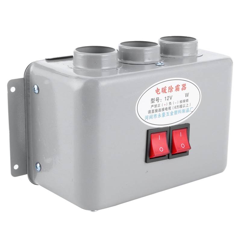 Kompakte Autoheizung mit 3 Löchern, 600–800 W, für den Winter, Schnelles Aufheizen, Wärmer, Frostentfernung, Geräuscharm, Kompakte Größe, Einfache Installation, Energiesparend, von Karlak
