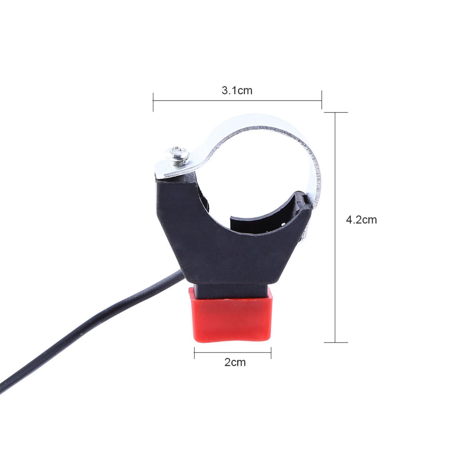 Mini Moto Switch Taste, Momentaner Flameout -Zündschalter für 22 Mm Lenker für Quad, Dirt -Fahrrad, Rennrad, mit Luft oder Wasser Abgekühlt Mini Moto Switch Taste, Momentaner Flameout -Zündschalter für 22 Mm Lenker für Quad, Dirt -Fahrrad, Rennrad, mit Luft oder Wasser Abgekühlt von Karlak