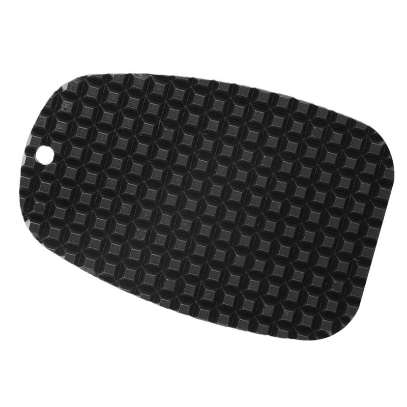 Motorrad -Kickstand -Pad, ABS -Kunststoff -Ständer -Stützplatte für Weiche Gemahlene Parkplätze, Schwarz, 3,5 * 2,2 Zoll, Universell mit Speziellem Muster auf der Rückseite, von Karlak