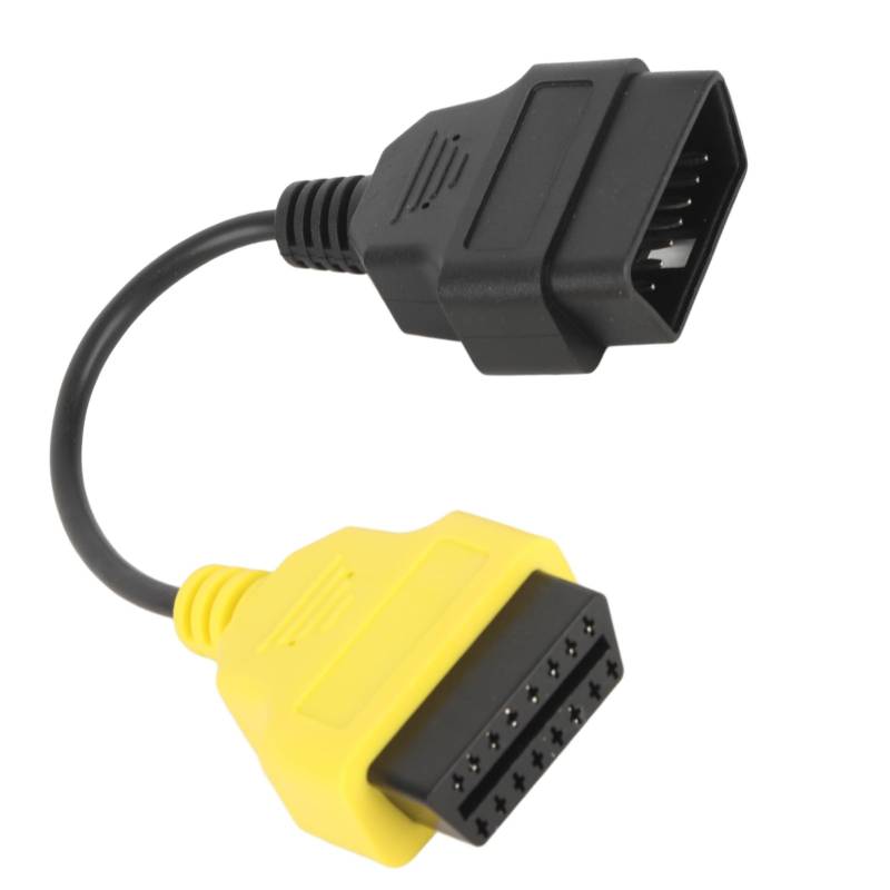 OBD2 Diagnosekabel mit Gelbem Anschluss, überlegene Flexibilität, Stabil und zuverlässig. Passende für das -ECU -Scan -Tool, Perfekter Ersatz für das Verbinden von Diagnosetools von Karlak