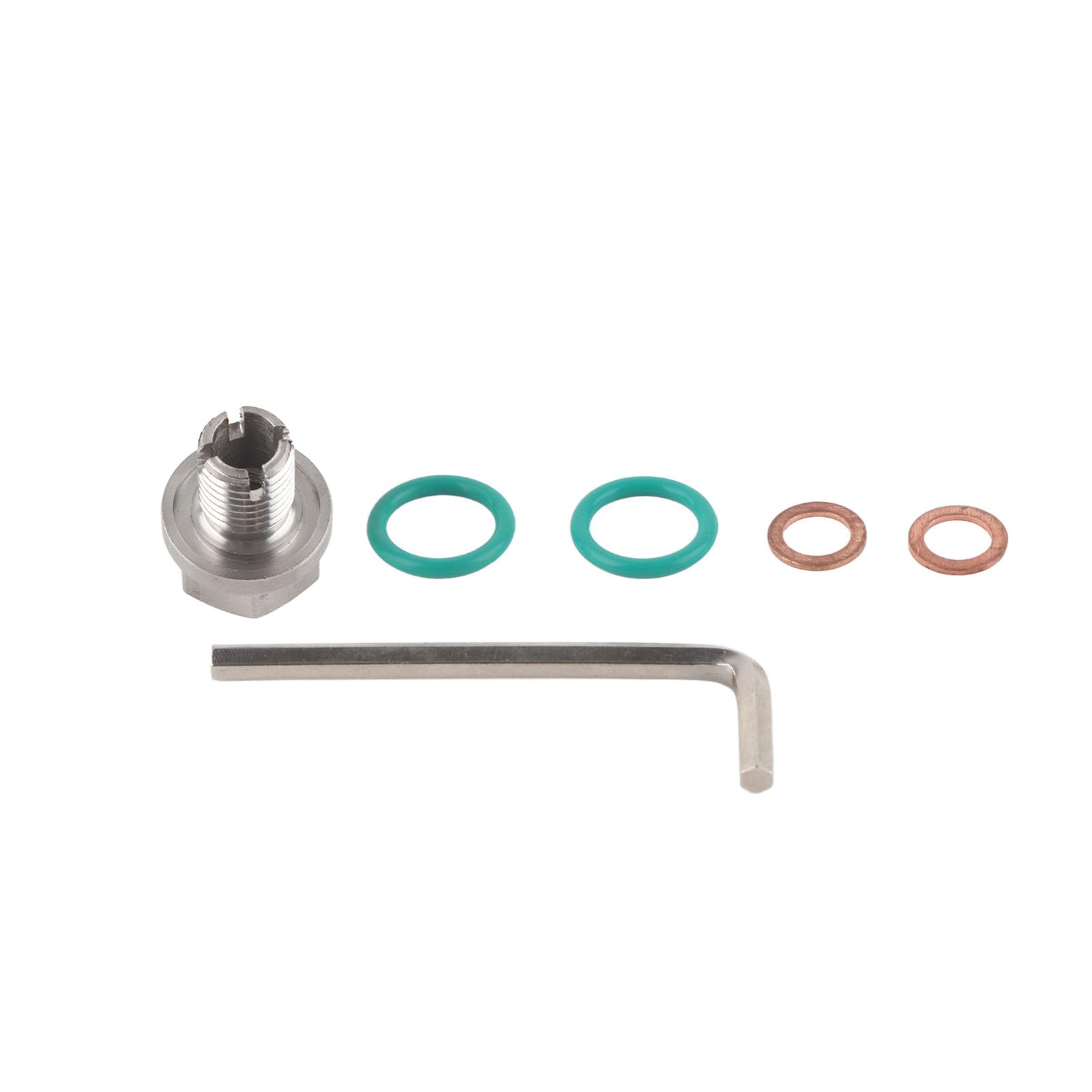 Piggyback Drain Stecker Selbsthackende Ölwanne Reparaturkit Edelstahl O Ringdichtung für Motor -Sumpfmutterstopfen, Ideal für die Reparatur Ihrer Ölwanne (M12.1-1.5x15mm) von Karlak