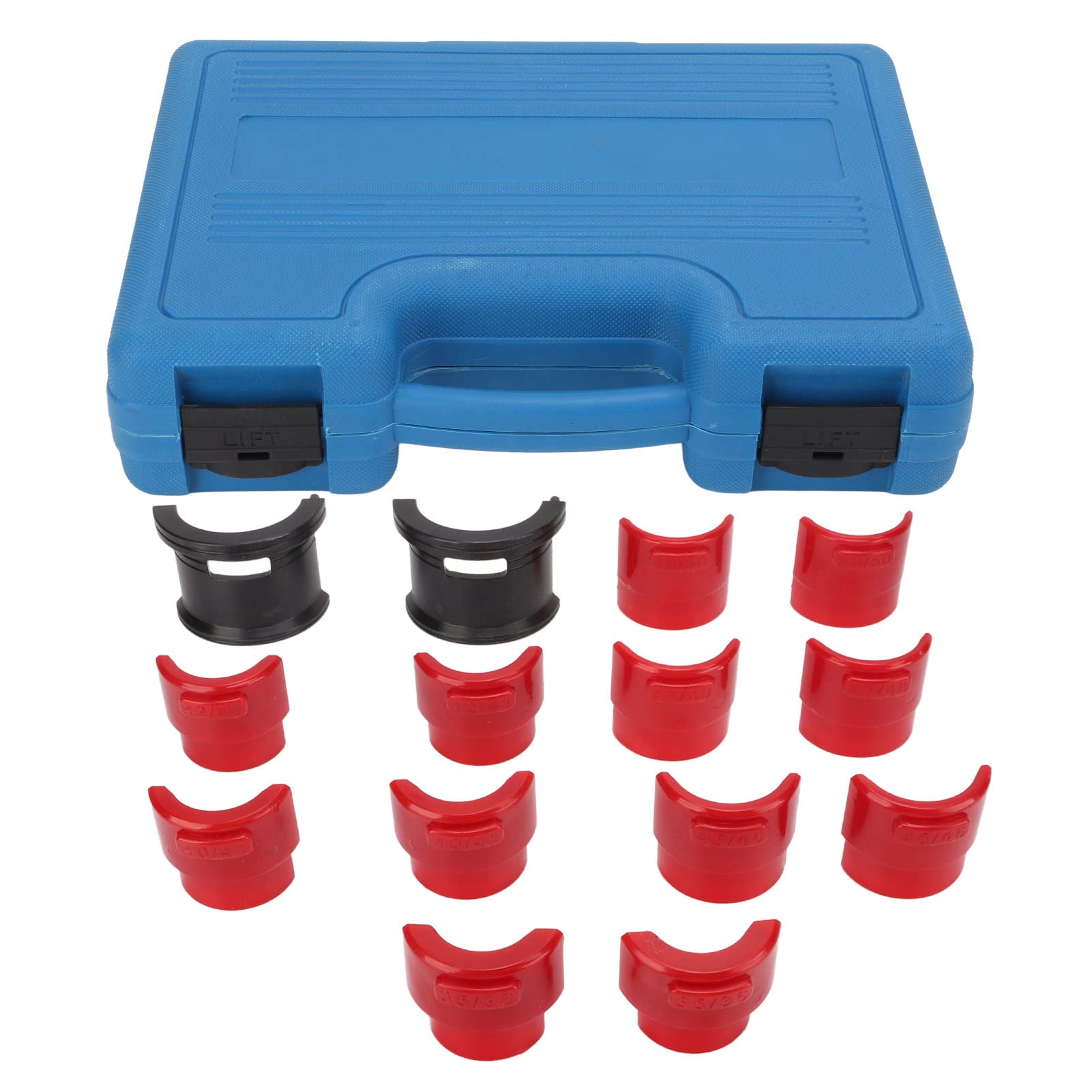 Universal Fork Seal Triver Set Kohlenstoffstahlwerkzeug für Motorräder und Fahrräder mit Adaptern für 35/36, 40/41, 42/43, 45/46, 47/48, 49/50mm mit Knurled Grip und Universal Fork Seal Triver Set Kohlenstoffstahlwerkzeug für Motorräder und Fahrräder mit Adaptern für 35/36, 40/41, 42/43, 45/46, 47/48, 49/50mm mit Knurled Grip und von Karlak