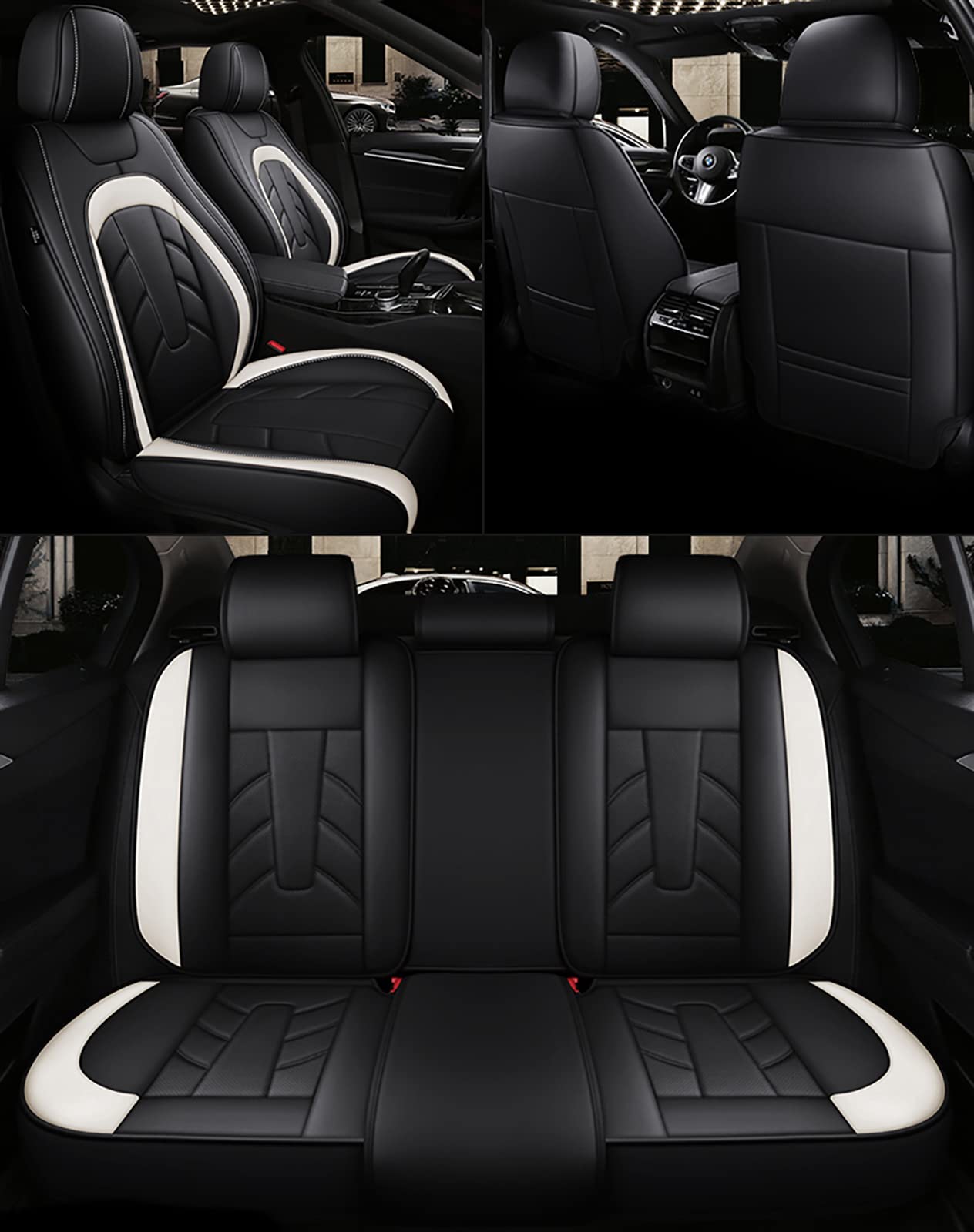 Karstry Sitzbezüge Auto Autositzbezüge Universal Set für Mazda CX-3 Minagi Kiyora Mazda 2 3 6 5 8 CX-8 CX-7 ATENZA CX-30 CX-9 RX-7 CX-5 RX-8 MX-5 Auto Zubehör von Karstry