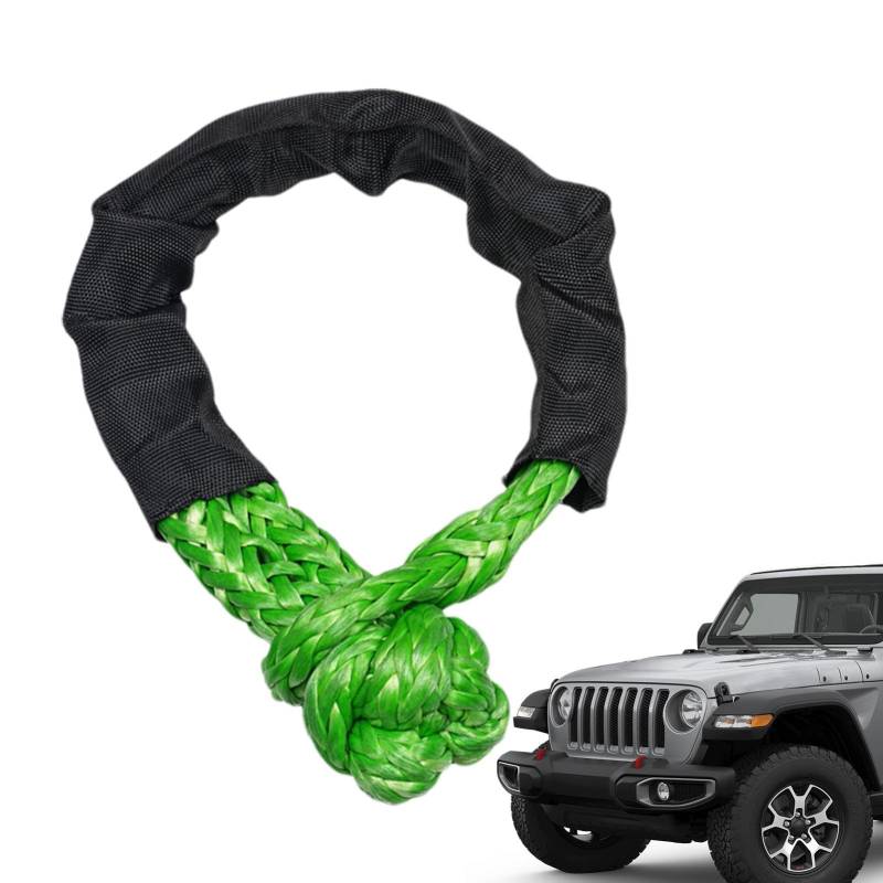 Soft-Shackle-Seil, Soft-Shackle-Recovery - -Erholungsseil mit weichem Schäkel - Kraftwiederherstellende Offroad-Abschleppschäkel, weicher Schäkel als Ersatz für den Abschleppgurt, von Kasmole