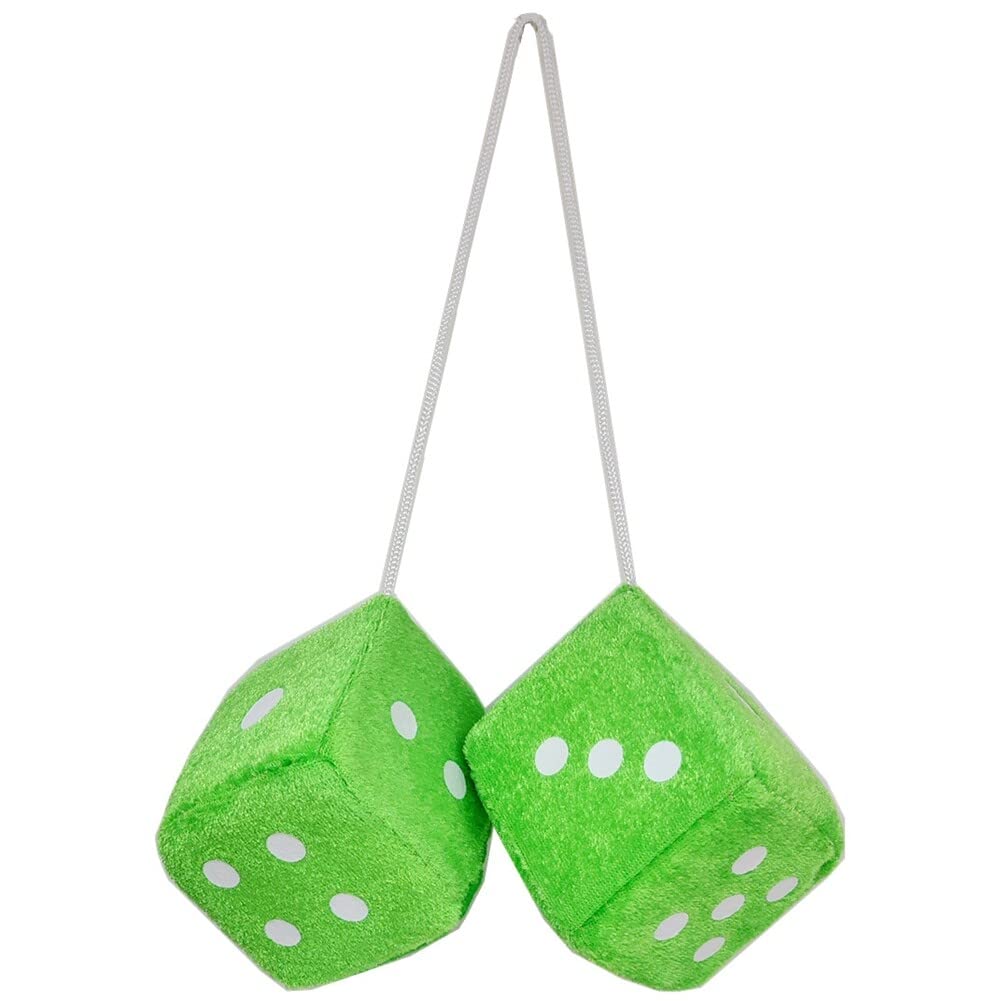Hängende Würfel, Plüschwürfel Auto Plüsch Würfel mit Punkten Autowürfel Fuzzy Dice, Auto Rückspiegel Hanging Zubehör für Auto Dekoration für Auto innen Ornament Hängende Würfel, Plüschwürfel Auto Plüsch Würfel mit Punkten Autowürfel Fuzzy Dice, Auto Rückspiegel Hanging Zubehör für Auto Dekoration für Auto innen Ornament von Katutude