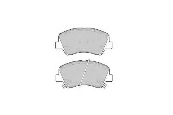Bremsbelagsatz, Scheibenbremse Vorderachse Kavo Parts KBP-4580 von Kavo Parts