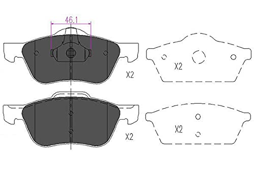 Kavo Parts KBP-6560 Bremsklotz für Nissan Primera von Kavo