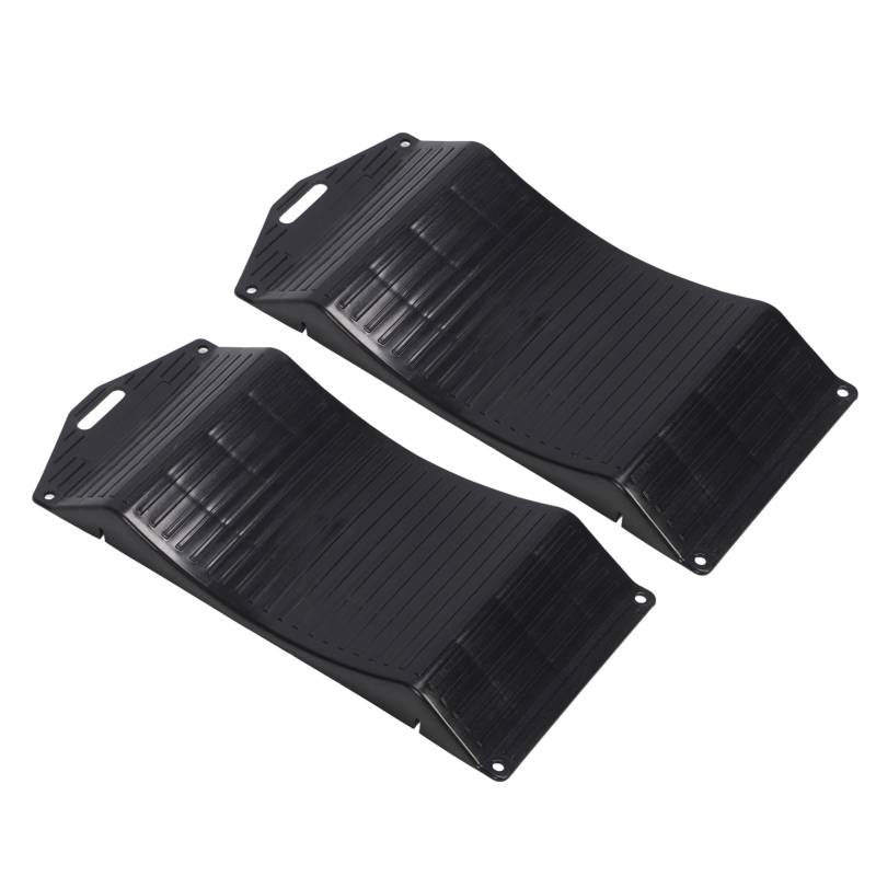 Auto -Reifenradrampen, Hochleistungsladungskapazität, Verhindern Flache Stellen, Einfache Lagerung für SUVs, Wohnmobile, Ideal für Langfristige Parken, (18p: 44,4x19.5x3,5 von Kavolet