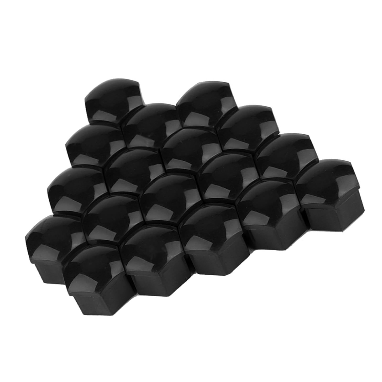 Diebstahl -Hub -Hub -Abdeckungskappen, 20pcs 21mm Autoradschraubenschutz, Staubbedeckungsschutzkappen, 20 -Set von 20 (Schwarz) von Kavolet
