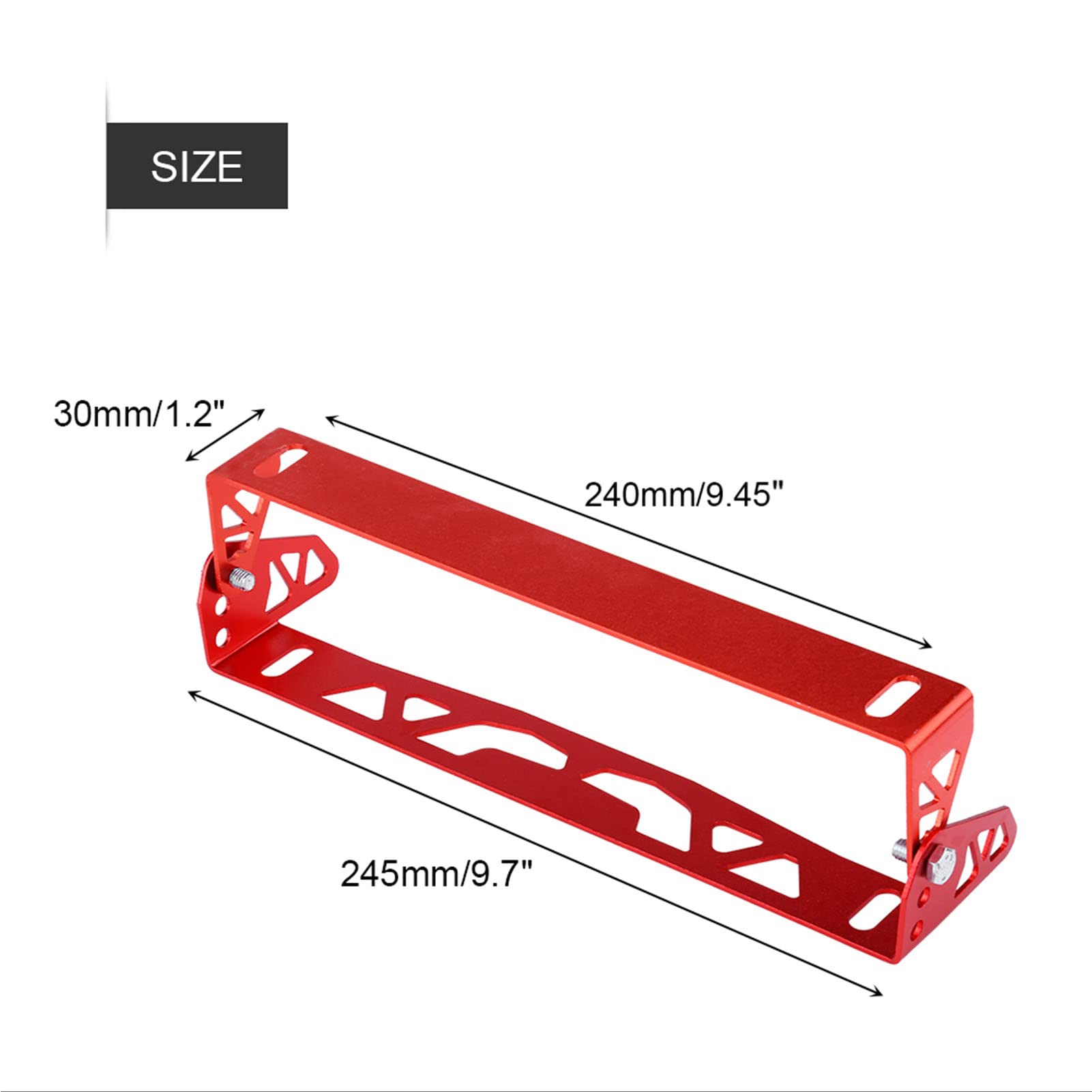 Einstellbarer Rennnummernhalter, Universal Car Styling Aluminium -Kennzeichenrahmen, Bestehend aus Aluminiumlegiermaterial, Leicht und Rostlos, Robust, Feine Arbeit, Großartige Einstellbarer Rennnummernhalter, Universal Car Styling Aluminium -Kennzeichenrahmen, Bestehend aus Aluminiumlegiermaterial, Leicht und Rostlos, Robust, Feine Arbeit, Großartige von Kavolet