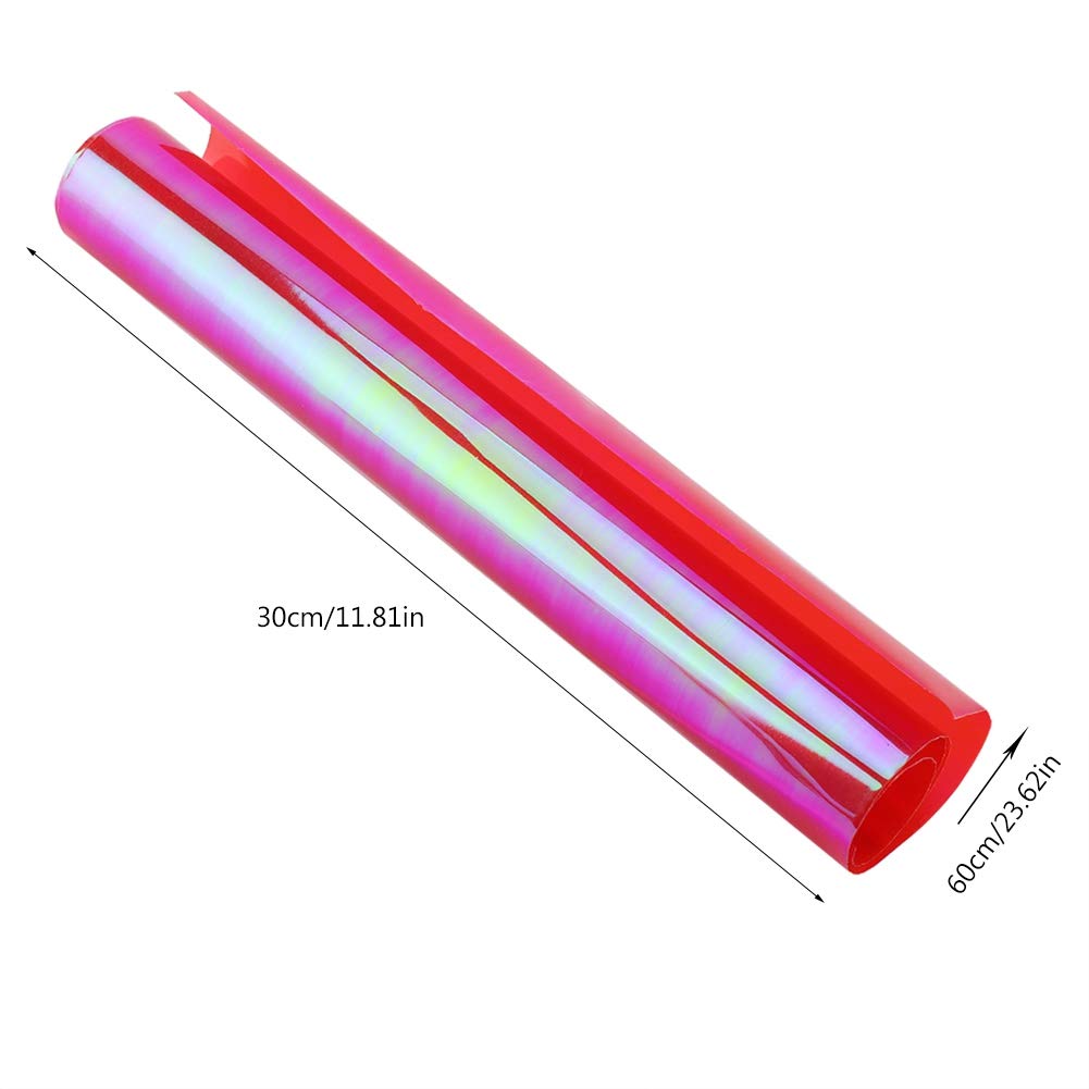 Farbwechselnde Autoscheinwerfer-Folienabdeckung, Glänzender Selbstklebender Aufkleber für Autozubehör, mit Glatter Oberfläche, Wasserdicht, Sonnenschutz, Gute (30 * 60 cm) von Kavolet