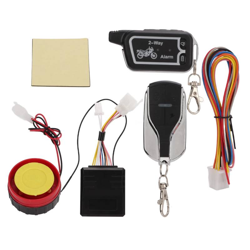 Hochwertiges Zweiwege-Alarmsystem für Motorräder, Diebstahlschutz, Vibrationsalarm, Zweiwege-Sicherheitssystem für Motorräder, LCD-Fernbedienung, Starten, Ausschalten, von Kavolet