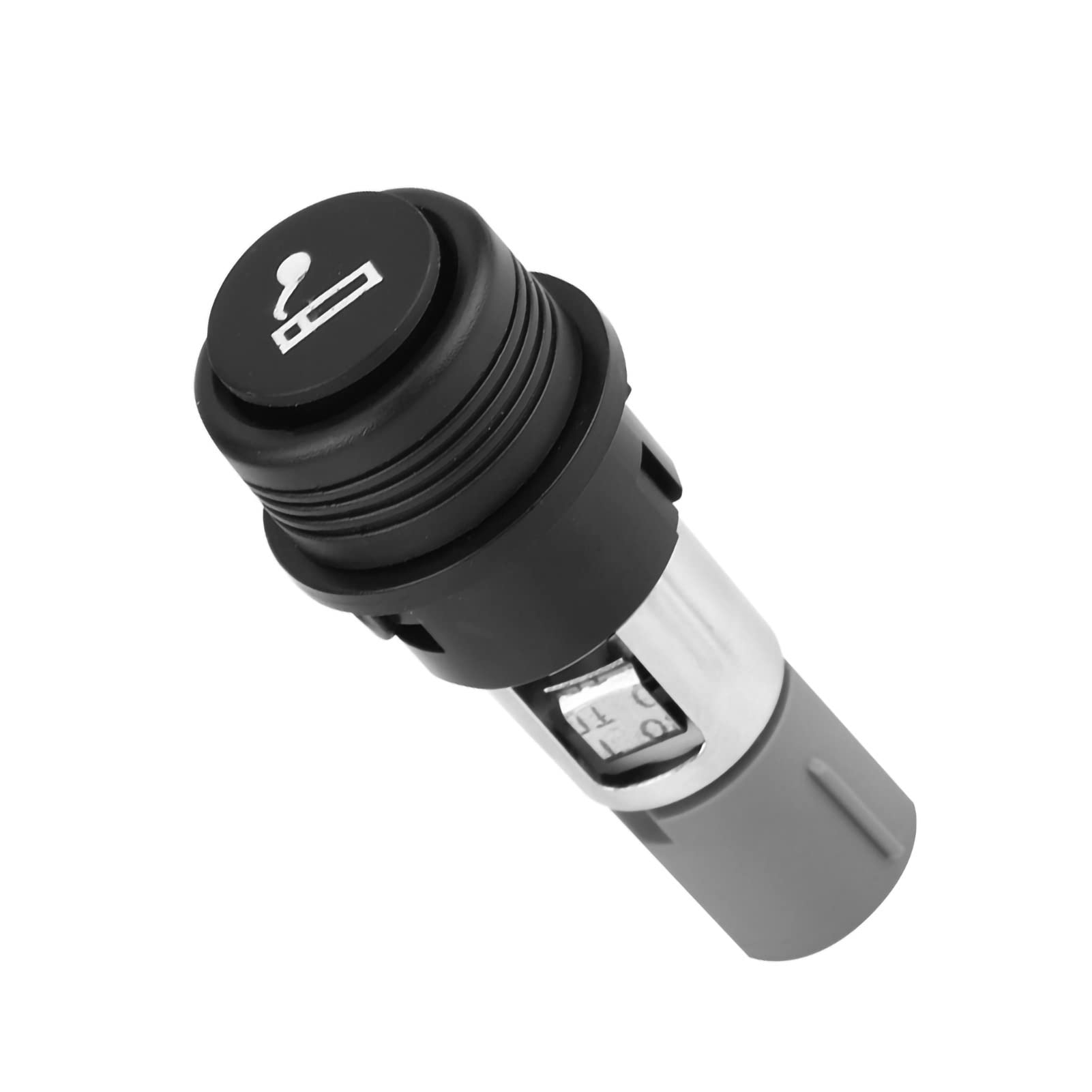 Vernickelter Auto-Zigarettenanzünder mit Keramikboden, 120 W, 12 V, Stabile Leistung, Einfache Installation, Universell Passend für die Meisten Fahrzeuge, Modifizierte Vernickelter Auto-Zigarettenanzünder mit Keramikboden, 120 W, 12 V, Stabile Leistung, Einfache Installation, Universell Passend für die Meisten Fahrzeuge, Modifizierte von Kavolet