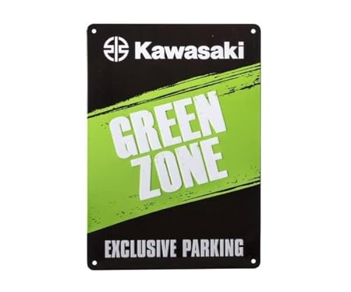 Kawasaki Blechschild Parkplatzschild von Kawasaki