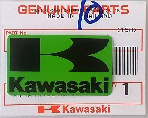 Kawasaki Ganz Neue K' Mark Aufkleber Grün 42mm X 24mm von Kawasaki