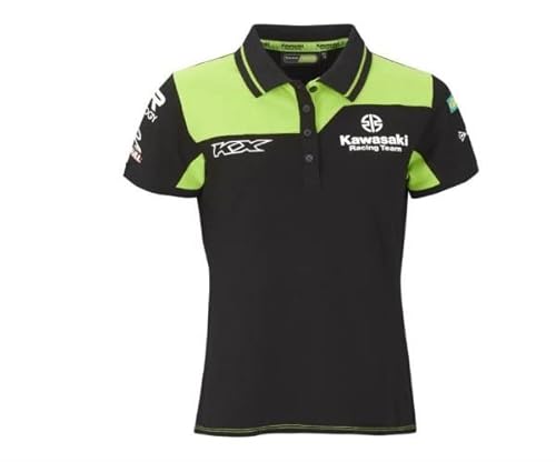 Kawasaki MX Damen Poloshirt schwarz Größe M von Kawasaki