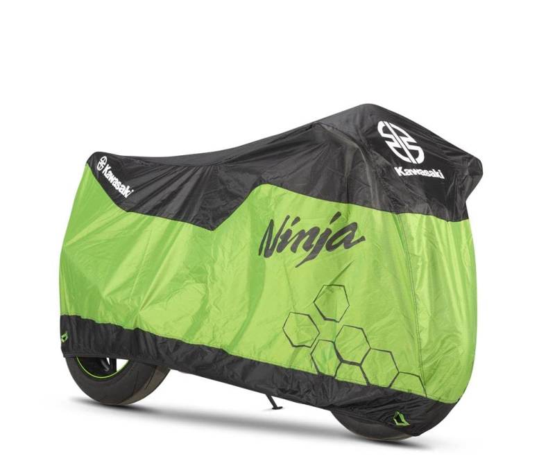 Kawasaki Ninja Outdoor Cover fr Motorrad, Wasserfest, Universal Passform, Gre: Einheitsgre von Kawasaki