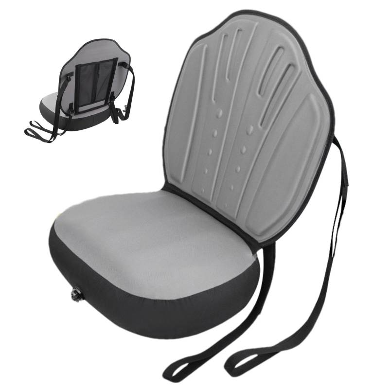 Aufblasbarer Kajaksitz, Kajak Sitz Mit Rückenstütze, Stand Up Paddle Board Surfboard Sitz Gepolsterte Sitz, Abnehmbar Einstellbar Kajaksitz S-UP Board Zubehör von Kaxenig