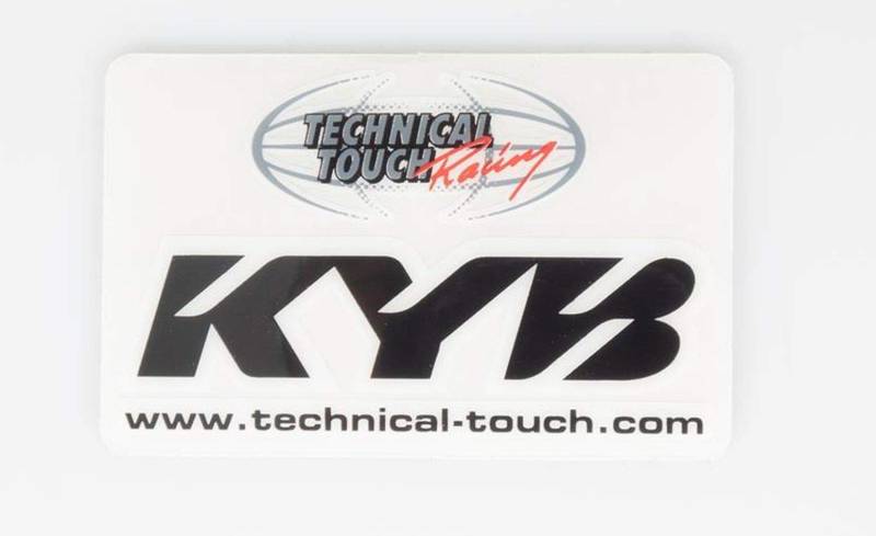 Kayaba Stoßdämpfer Aufkleber by TT RCU Sticker 7x4,5cm schwarz von Kayaba